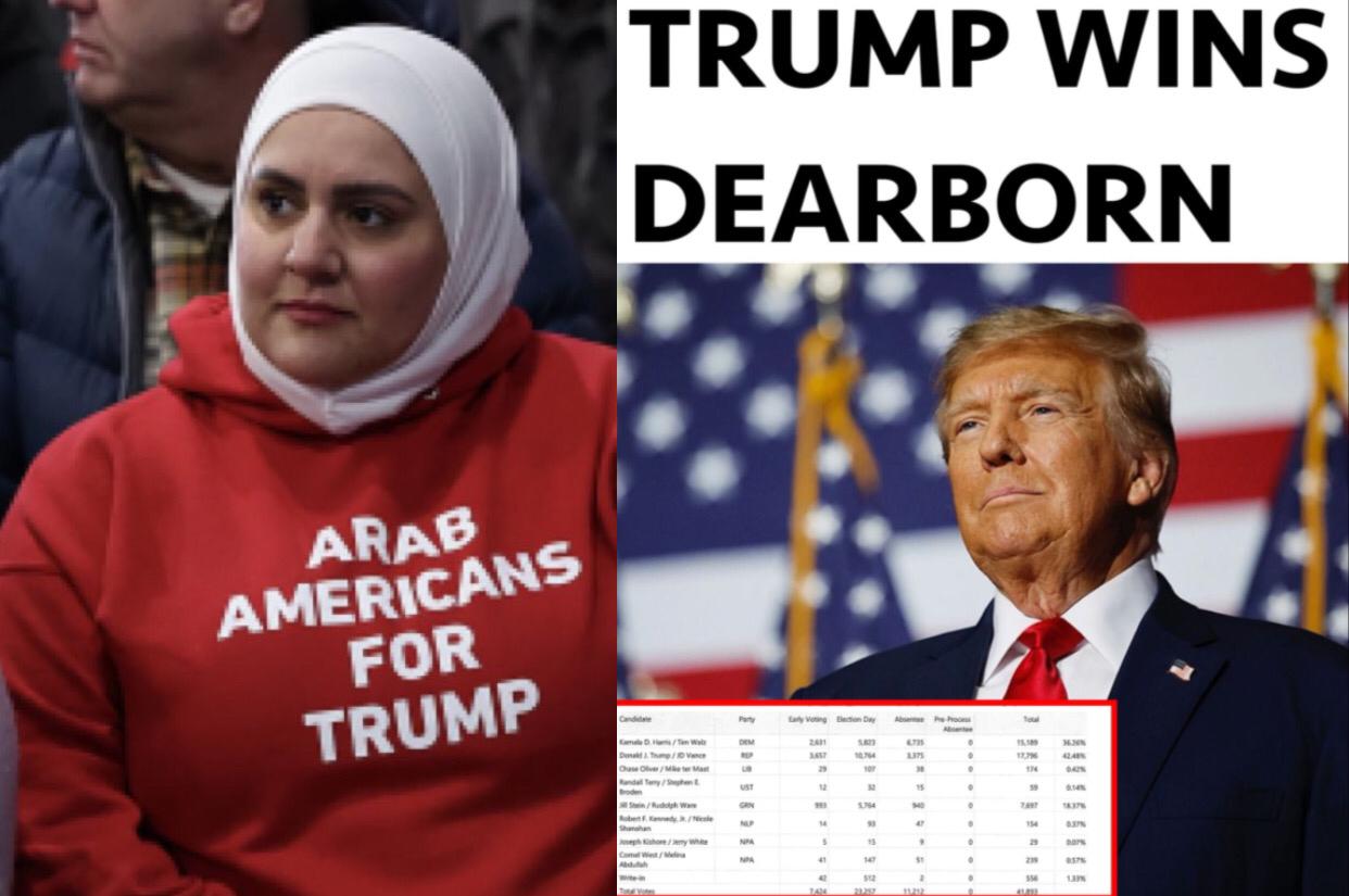 Kemenangan Donald Trump di kota AS mayoritas Islam dan Salah satu pendukung Trump di Dearborn