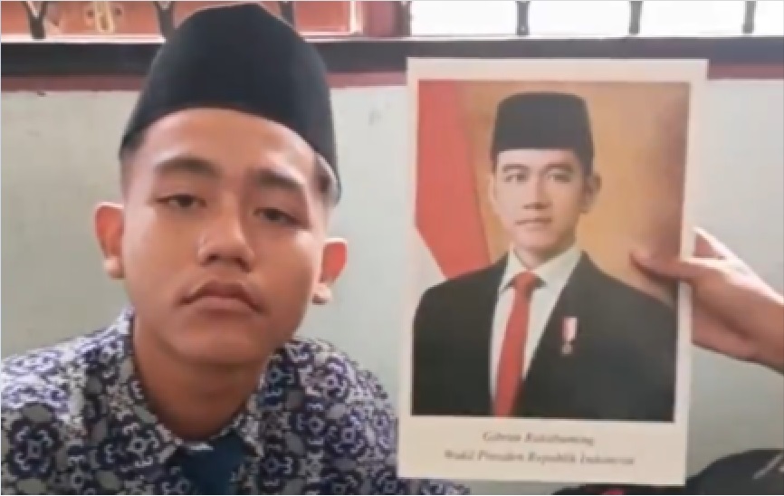 Video viral di Instagram menunjukkan seorang remaja yang wajahnya disebut mirip dengan Gibran Rakabuming Raka, putra sulung Presiden Joko Widodo.