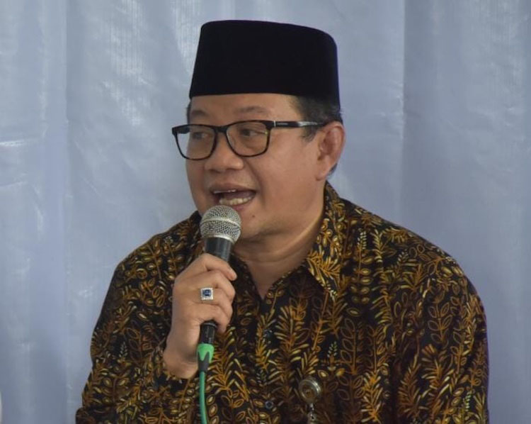 Plt Bupati Demak KH Ali Makhsun dalam sebuah acara. (Wahibpribadi,)