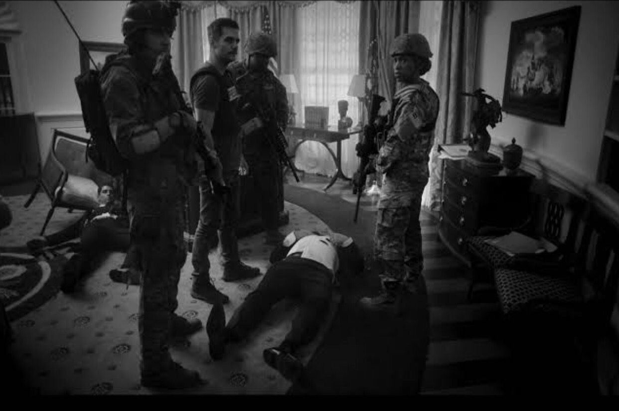 Scene pembunuhan presiden AS di White House dalam film Civil War (2024)
