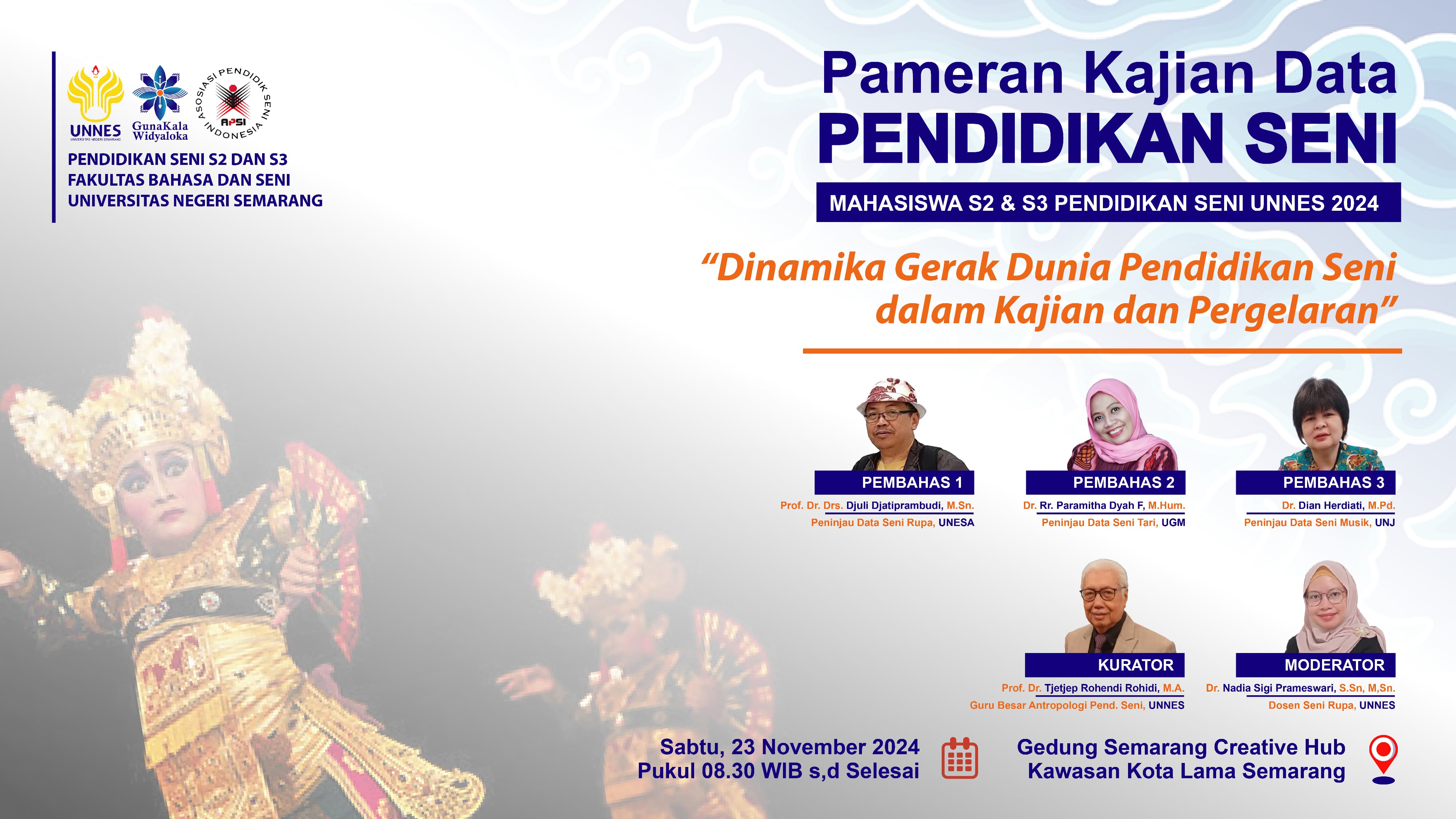 Seminar Nasional dan Pameran Data yang bertajuk &ldquo;Guna Kala Widyaloka&rdquo;.