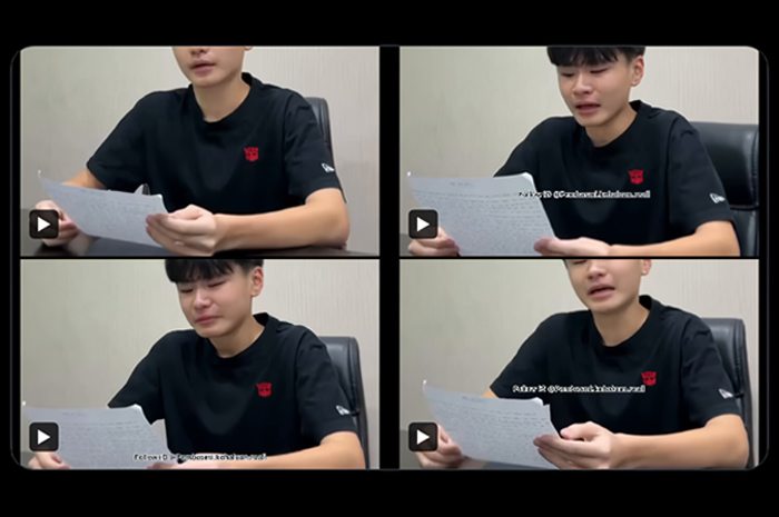 Anak Ivan Sugianto tulis surat penyelasan untuk ayahnya dan membacakannya. Videonya viral di media sosial.