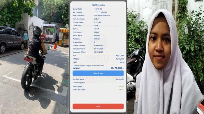 Pengendara CBR putih berpelat nomor merah dan Afrida, operator SPBU yang menjadi korban.