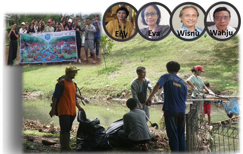 Eny Trimeiningrum, Agustine Eva Maria Soekesi, Wisnu Djati Sasmito, Wahju Wibowo.  Mahasiswa Program Doktor Ilmu Lingkungan Universitas Katolik Soegijapranata