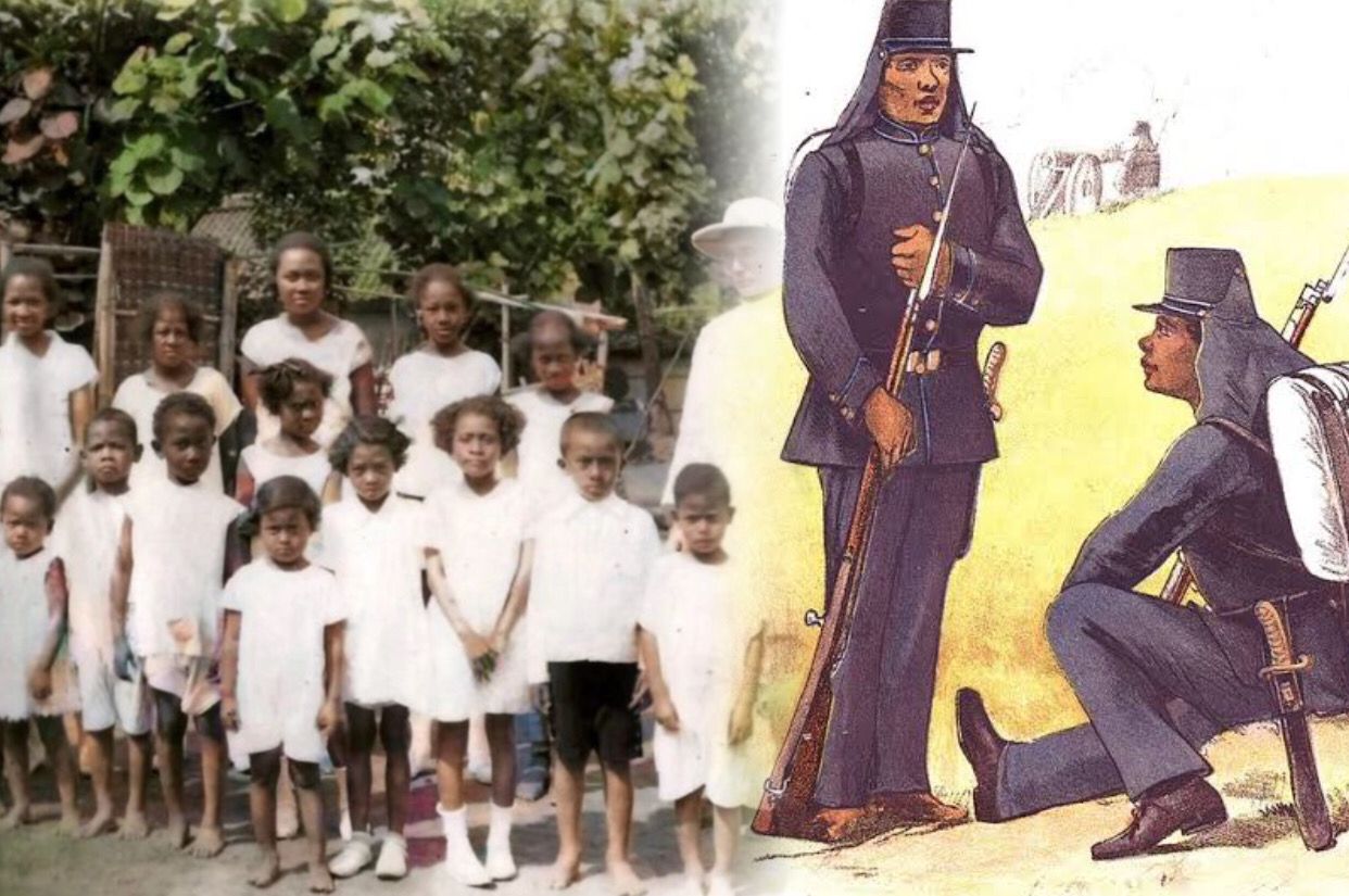 Potret Lawas Anak-anak Indo-Afrika di Purworejo