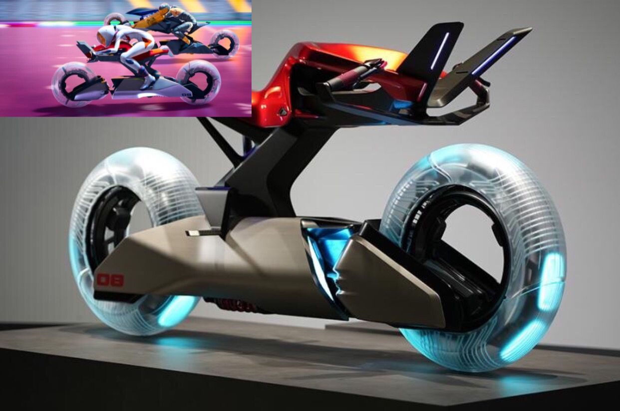 Konsep Motor Futuristik Kolaborasi Yamaha dan Netflix