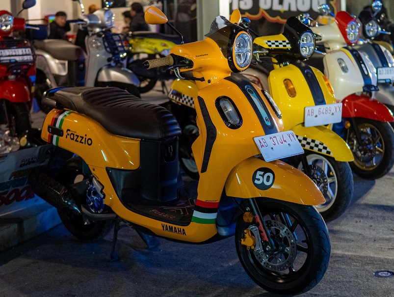 KEREN : Penampakan Modifikasi Tipis-Tipis Yamaha Fazzio Bikin Tambah Keren