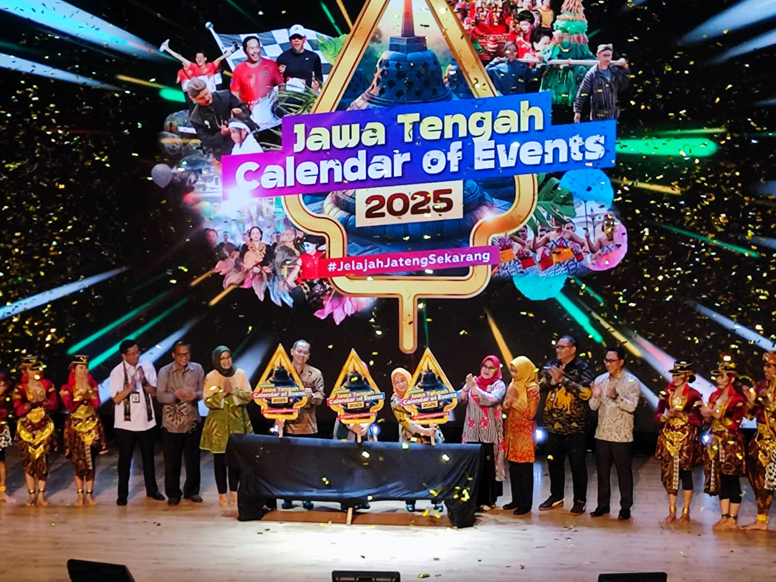 Peluncuran Jawa Tengah Calender of Events 2025 oleh Pemprov Jateng.