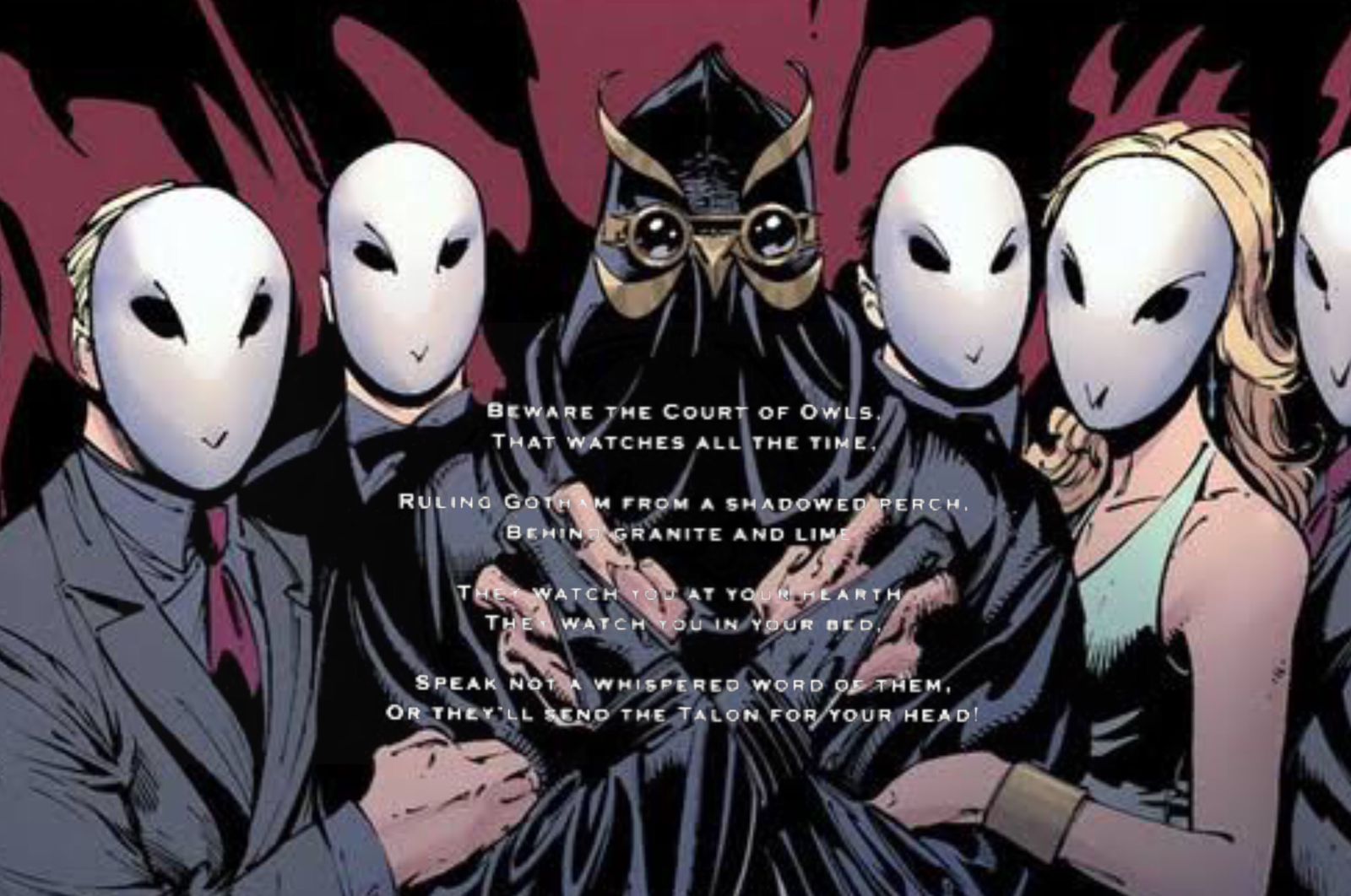 The Court of Owls, kelompok rahasia yang mengatur kota Gotham di balik layar