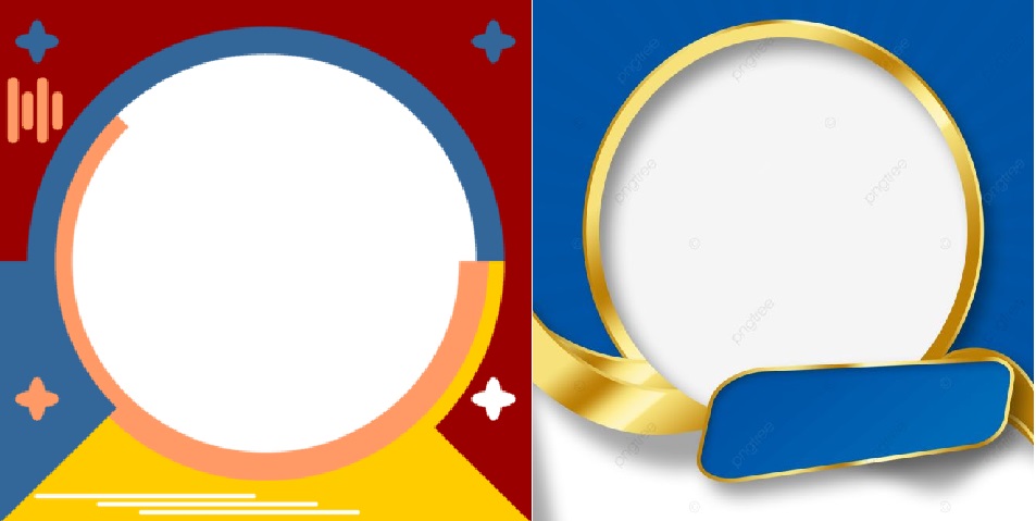 Contoh memasang foto ke dalam twibbon.