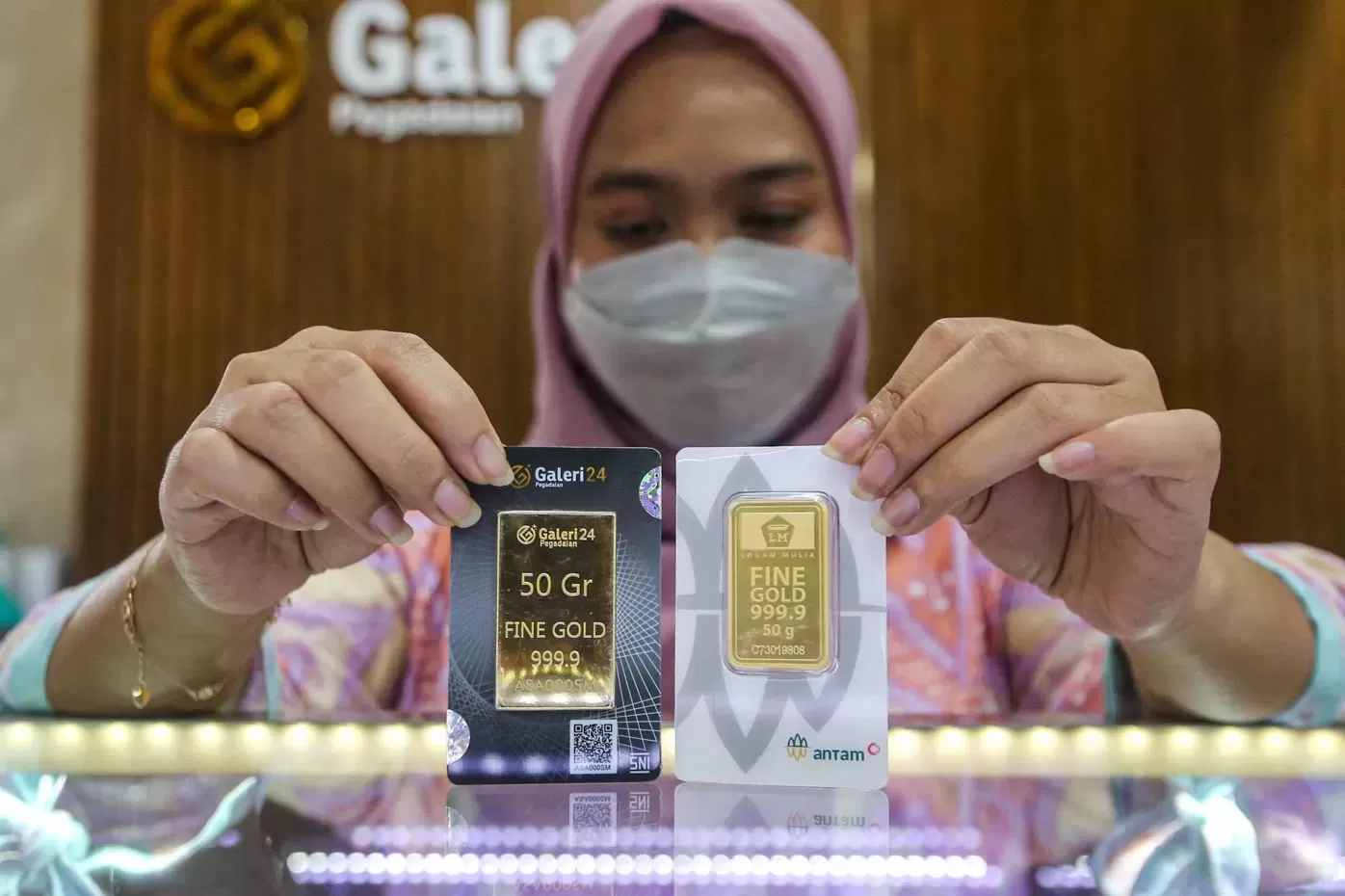 Harga emas alami kenaikan.
