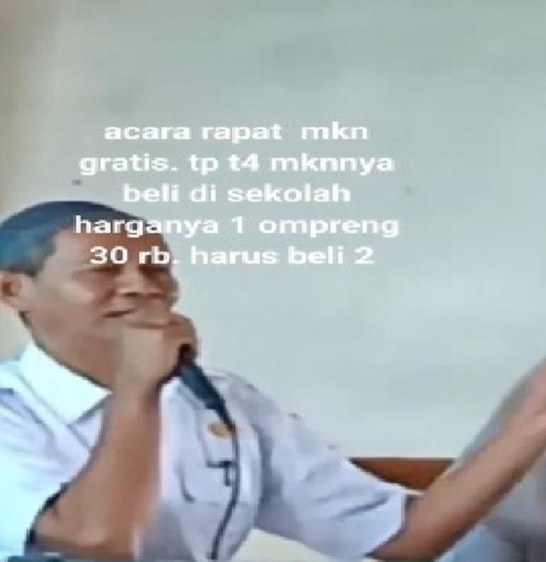 Potongan video yang viral.