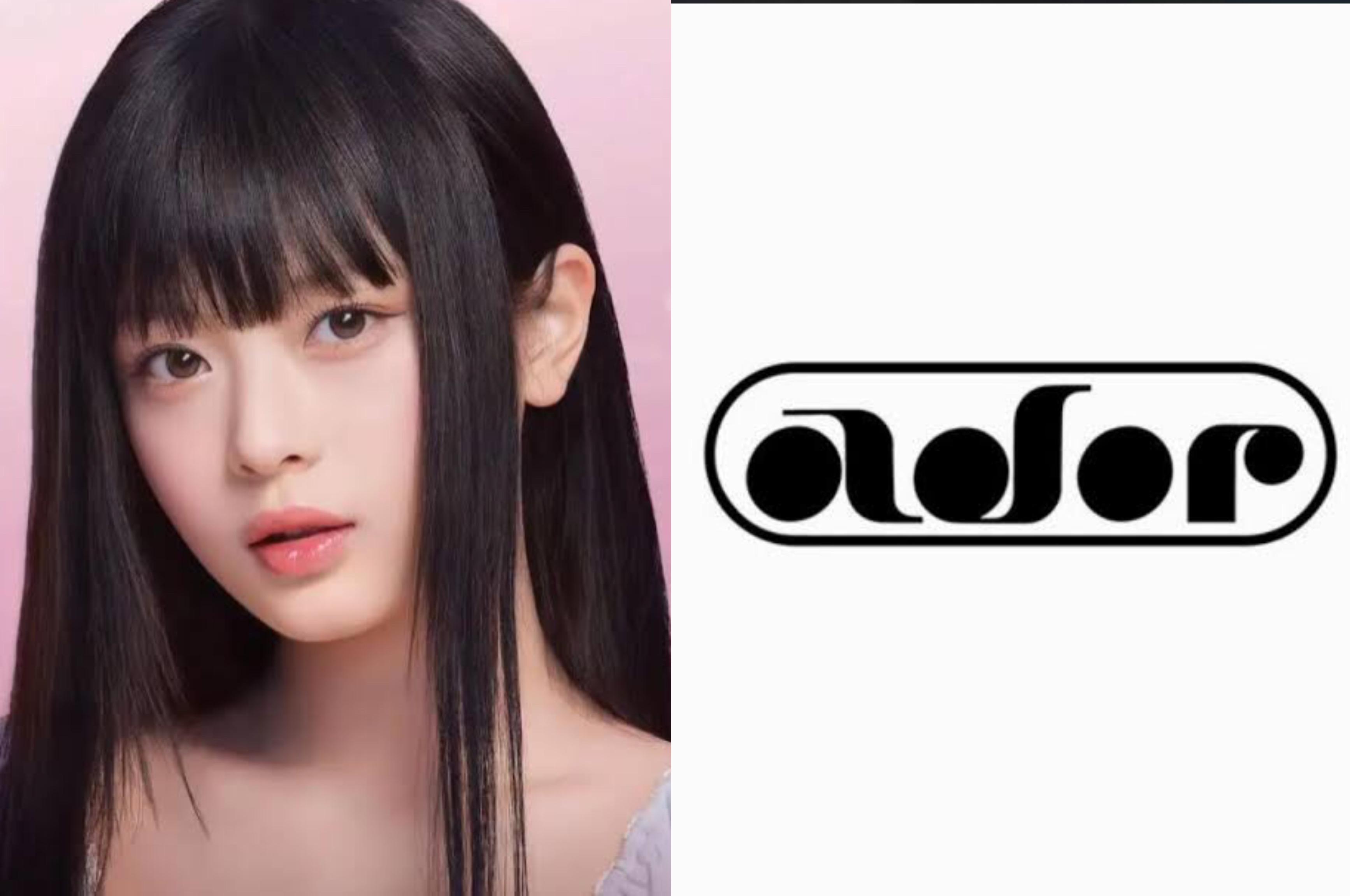 Potret : Hanni Pham Member New Jeans dan Logo Ador Entertainment