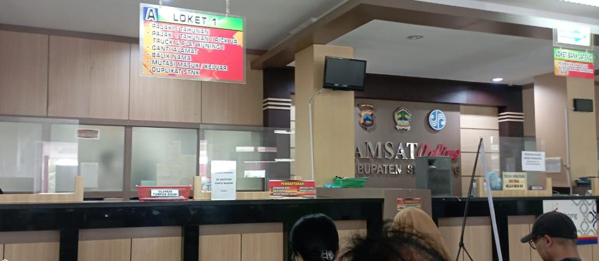 KANTOR Samsat yang Melayani Pembayaran Pajak Kendaraan Bermotor.