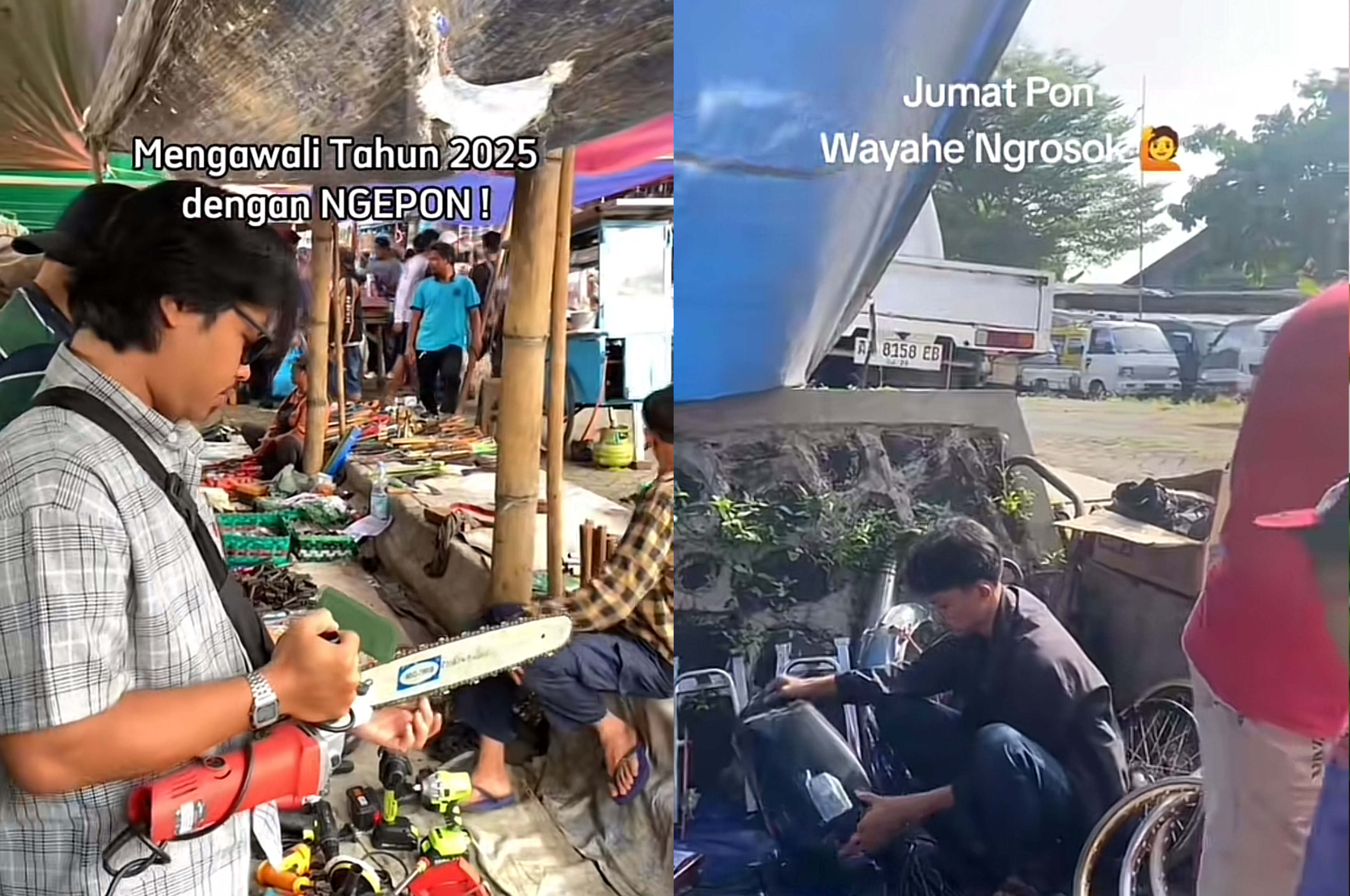 Screenshot: Suasana Pasar Pon Ambarawa Dalam Kacamata Anak Muda di Sosial Media