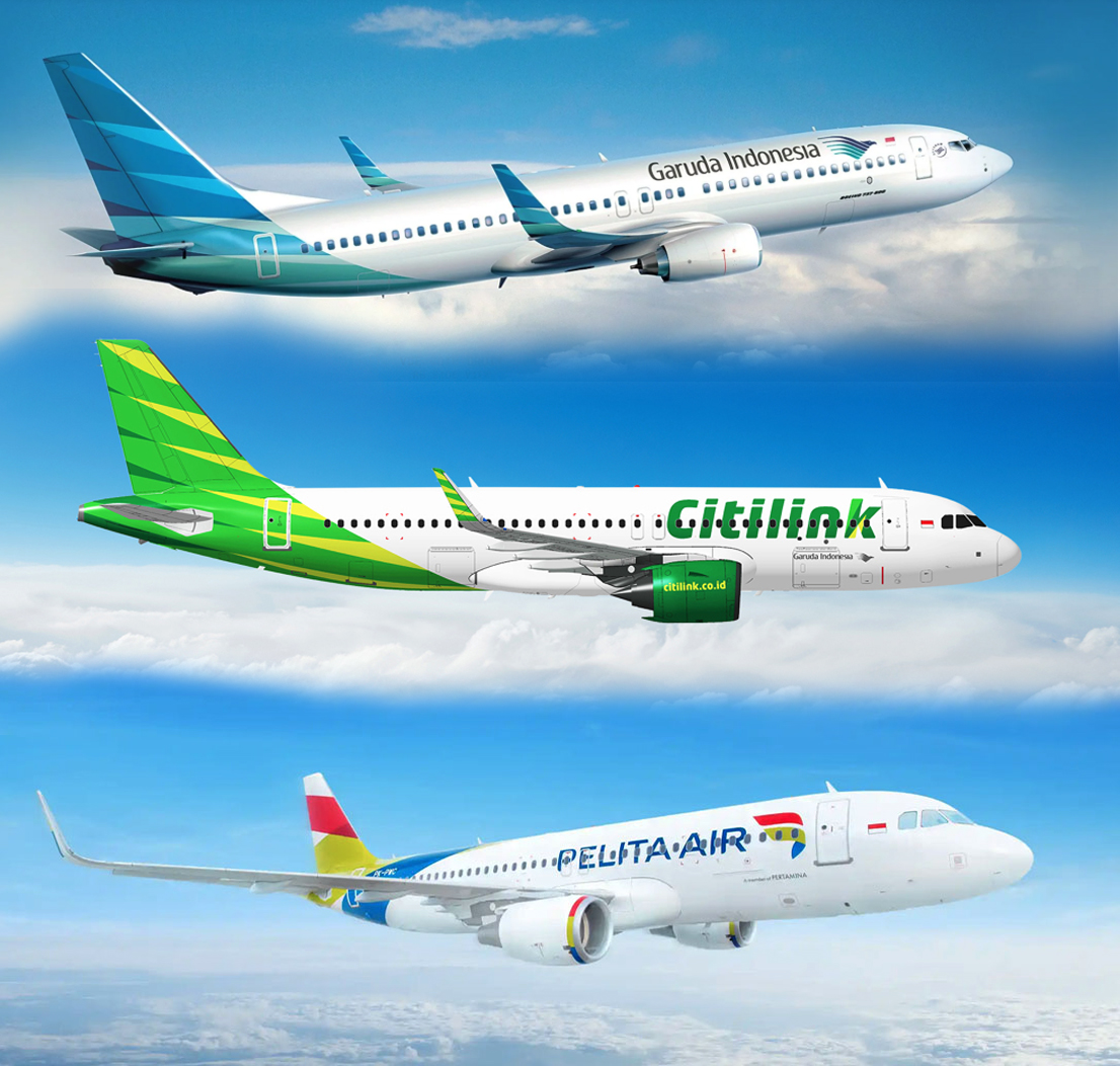 MASKAPAI Garuda Indonesia, Citilink dan Pelita Air Akan Dimerger Menteri BUMN