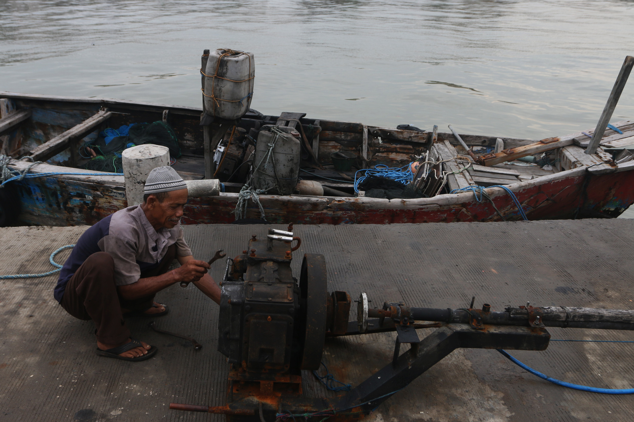 Perbaikan mesin di lalukan mandiri