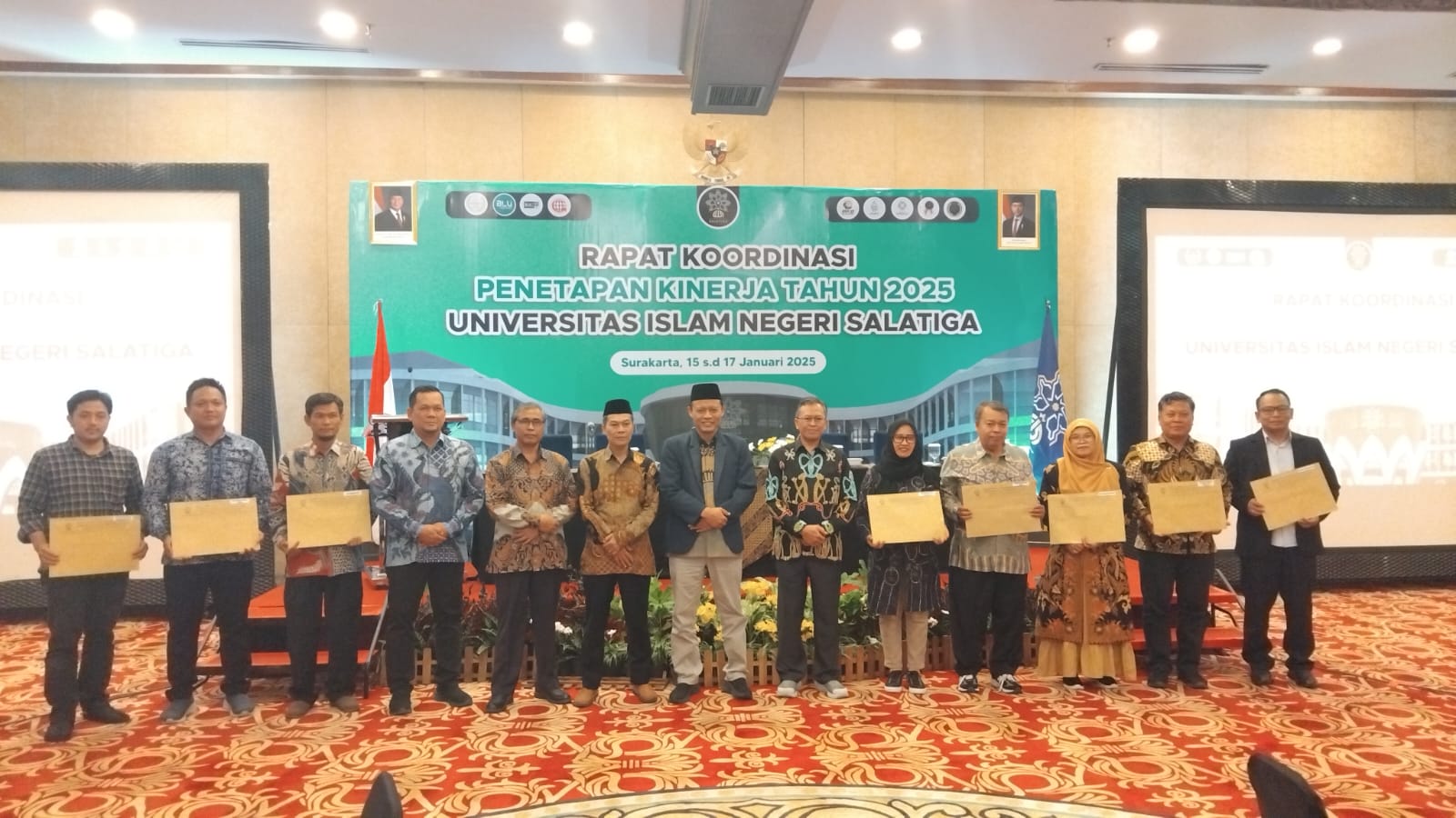 Rektor Universitas Islam Negeri (UIN) Salatiga Prof Zakiyuddin Badhlawi memaparkan visi misi kampus untuk empat tahun kedepan.