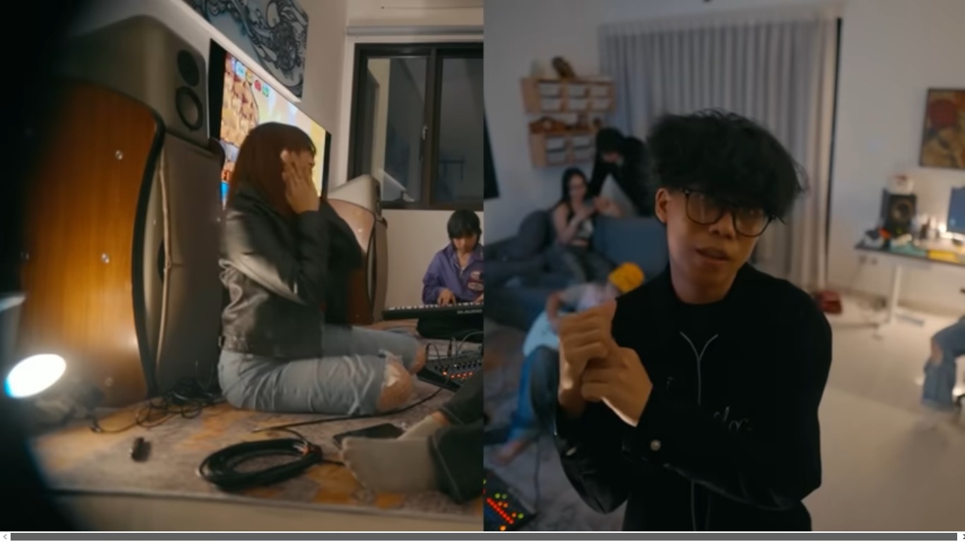 Screenshot video musik lagu