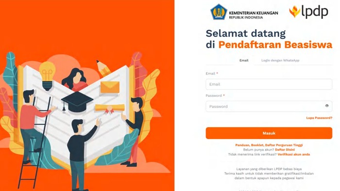 Pendaftaran LPDP 2025 tahap 1 sudah dibuka