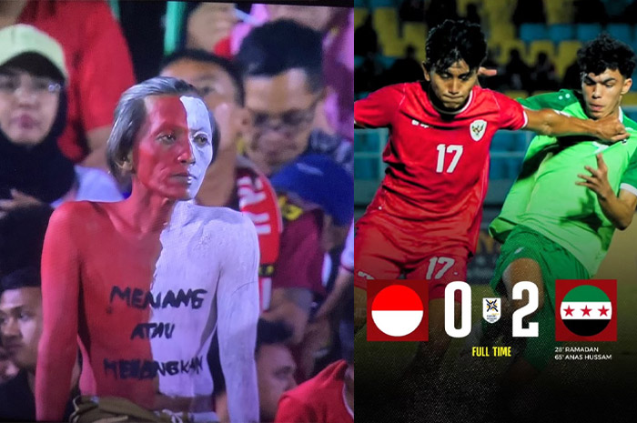 Supporter Timnas Indonesia.