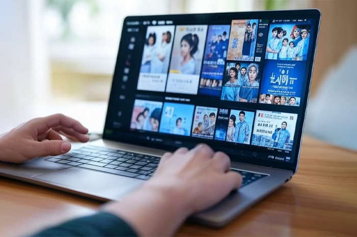 Ilustrasi cara nonton Film Korea full durasi gratis tanpa VPN di Yandex Browser.