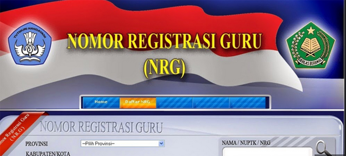 Kabar Gembira Nomor Registrasi Guru (NRG) Sudah Terbit, Segera Verifikasi Pencairan Tunjangan Profesi Gurunya ini caranya.