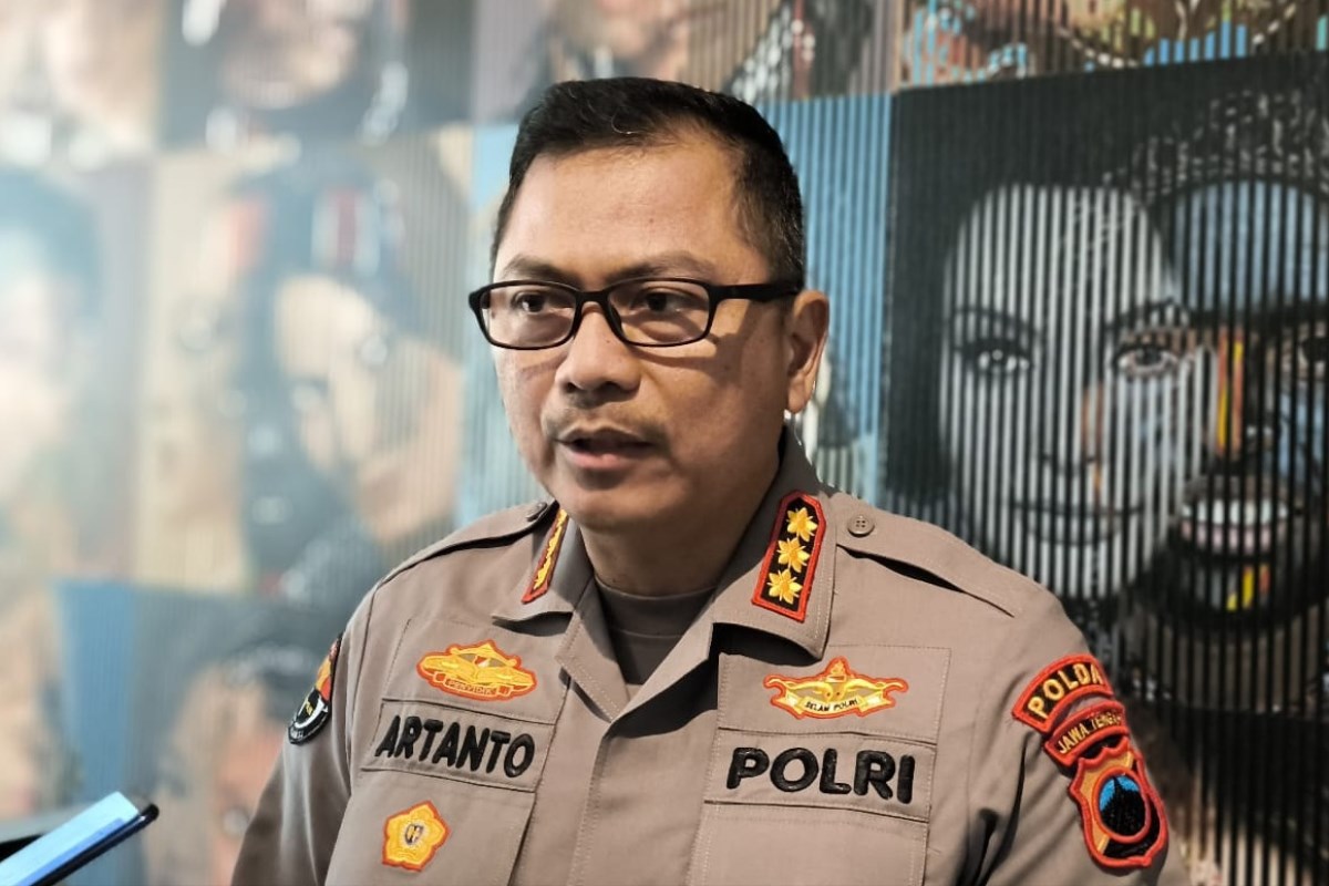 Kabidhumas Polda Jateng, Kombes Pol Artanto memberikan keterangan di Polda Jateng, Selasa (4/2/2025).