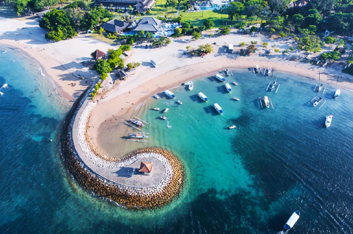 Pantai Nusa Dua, Bali.