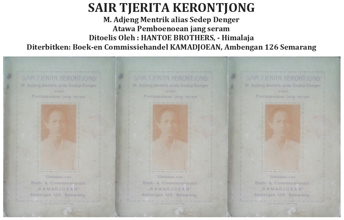 Sair Tjerita Kerontjong