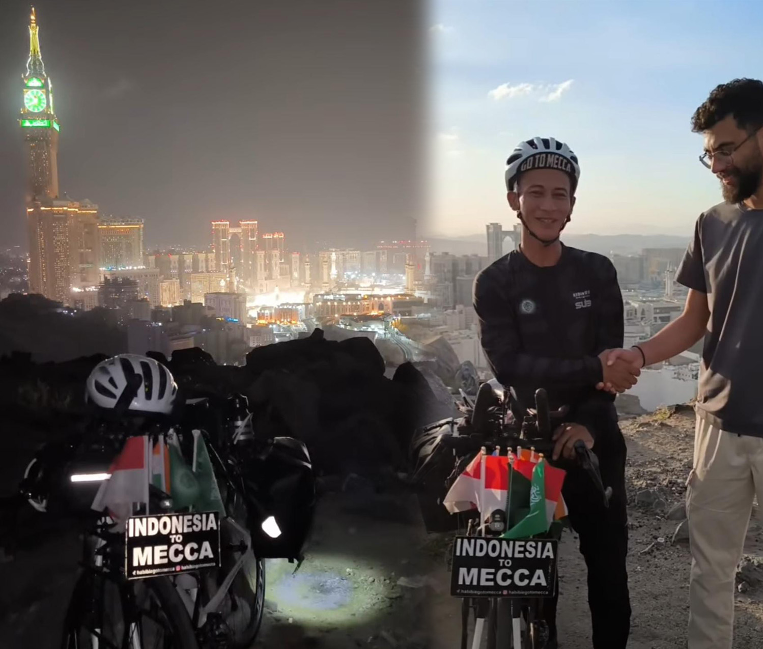 Tekad Bulat Menjadikan Pria Malang ini Berhasil Sampai Ke Mekkah dengan Bersepeda Simak Perjalanannya