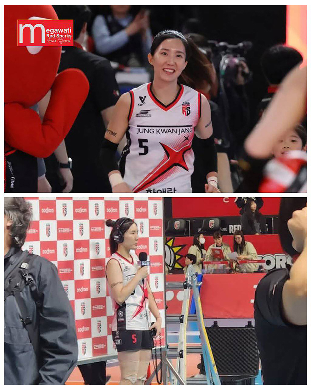 Noh Ran, Libero Red Sparks terpilih menjadi MVP.