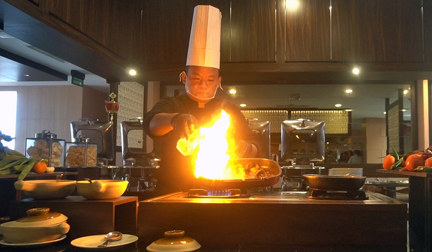 MASAK ALA CHEF : Hotel Chanti Semarang sudah mempersiapkan diri untuk menyambut buka bersama dengan menu Bancakan Ramadan.