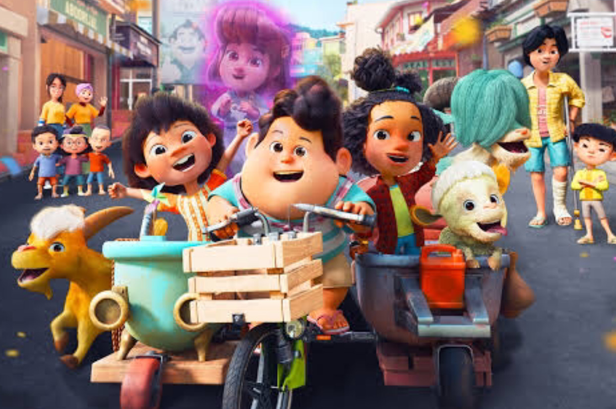 Poster film animasi Indonesia Jumbo akan tayang lebaran nanti