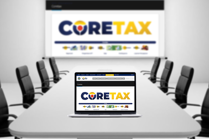 Ilustrasi sistem inti administrasi perpajakan Coretax.