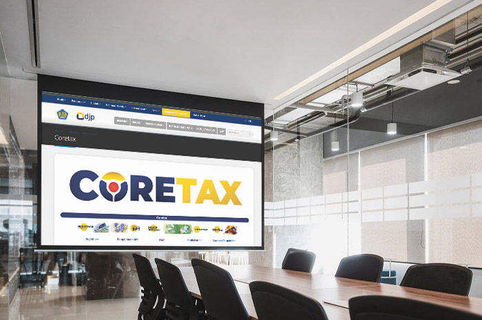 Ilustrasi ruang meeting perusahaan pengembang proyek Coretax Indonesia.