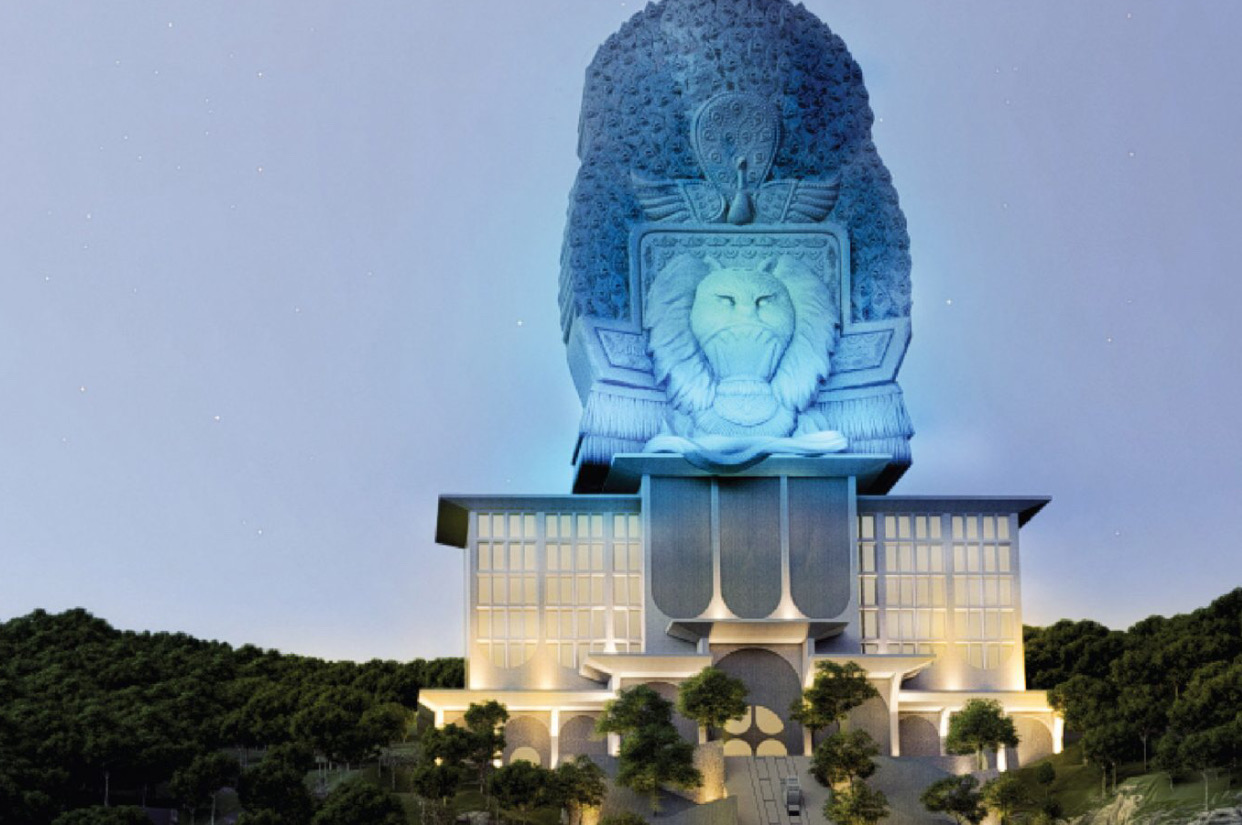 Salah satu desain yang dilombakan untuk Monumen Reog Ponorogo