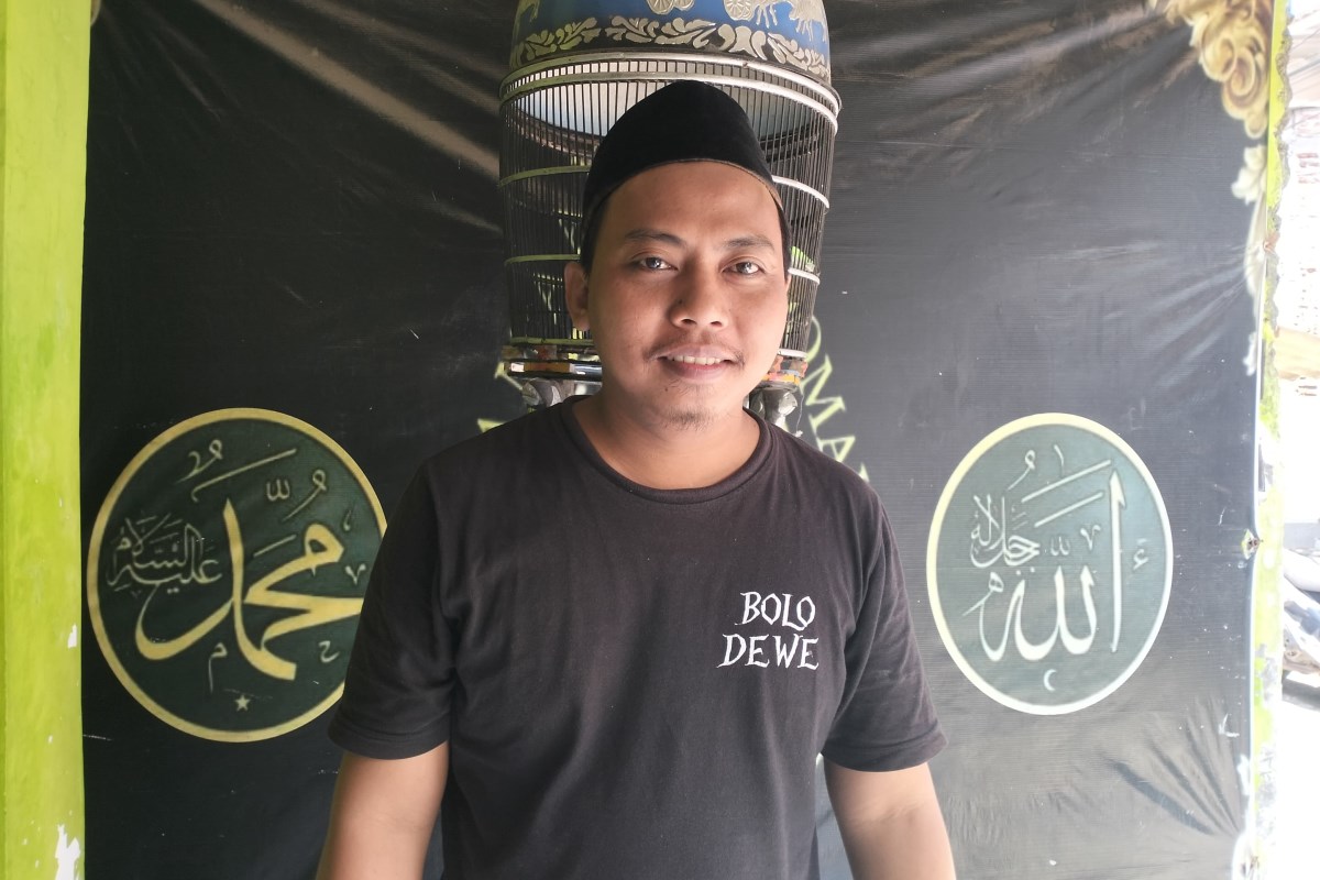 Muhammad Choiron, warga Tanggungrejo, Kelurahan Tambakrejo, Kecamatan Gayamsari, Kota Semarang.&nbsp;FIGUR RONGGO WASSALIM/JAWA POS RADAR SEMARANG