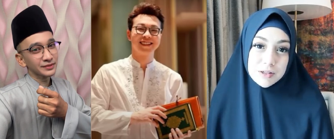 Ruben Onsu, Dokter Richard Lee dan Celine Evangelista yang dikabarkan mualaf.
