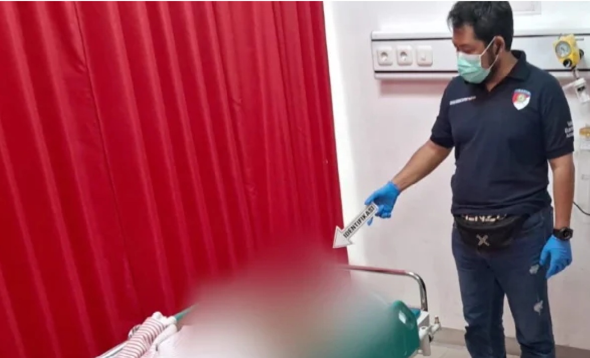 Jasad Yusuf Rafli Aliansyah (25) di Rumah Sakit Daerah K.R.M.T Wongsonegoro Kota Semarang .