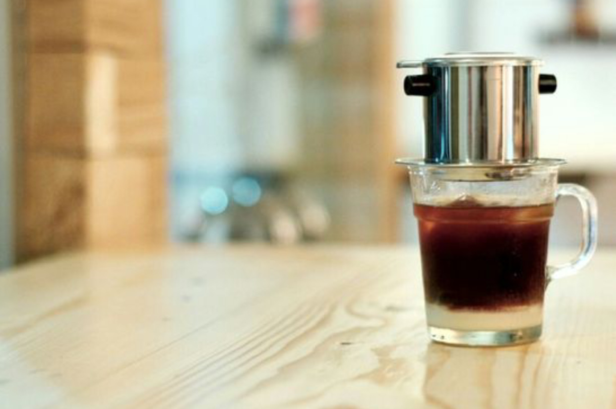 Potret: Kopi dengan metode Vietnam Drip
