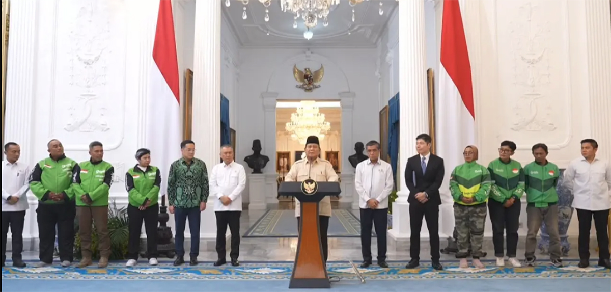 Perdana Driver Ojek Online Dapat THR Diumumkan Langsung Presiden Prabowo Segini Besarnya