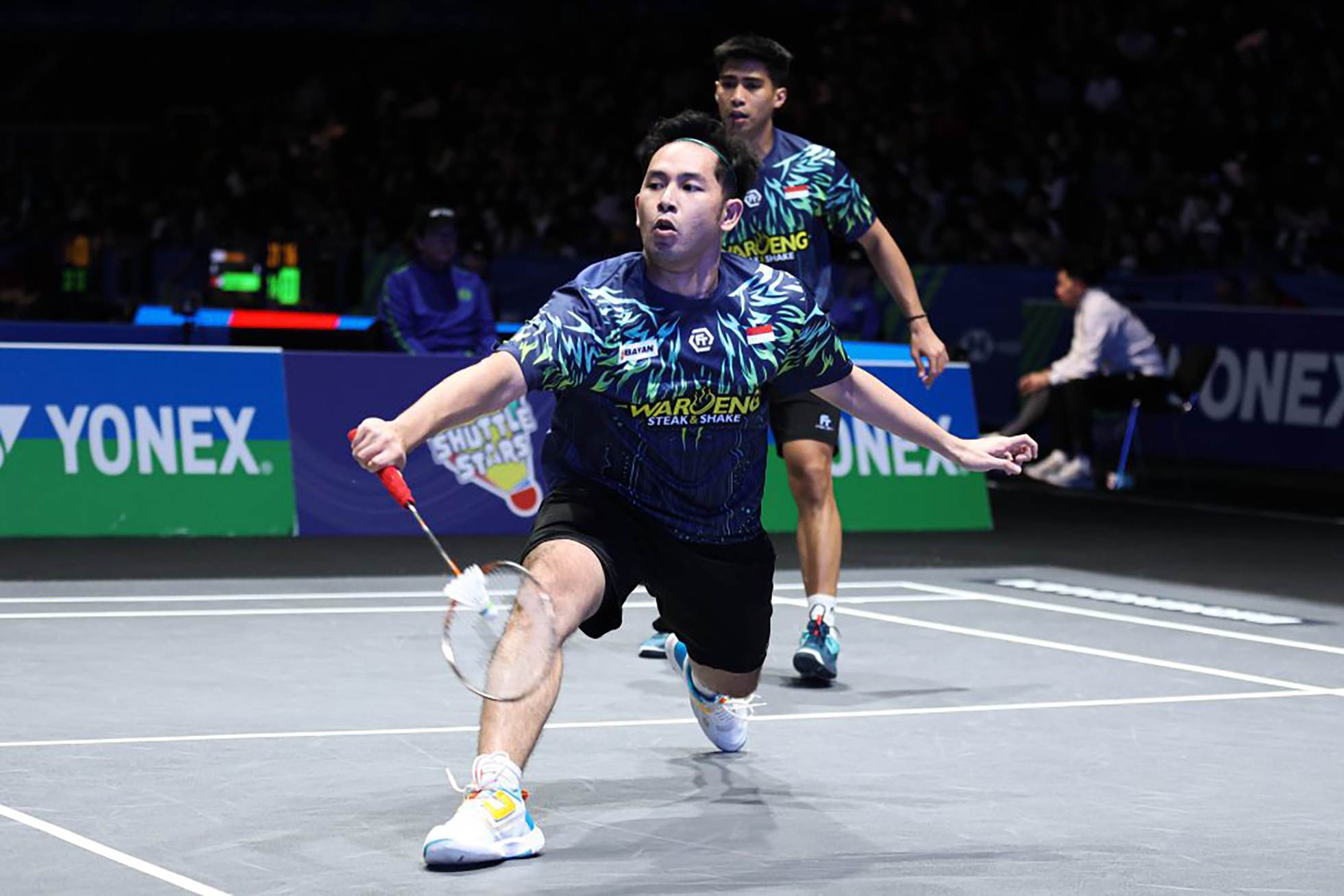 Sabar Karyaman Gutama/Moh Reza Pahlevi Isfahani menang dua gim langsung dari wakil Taiwan, Liu Kuang Heng/Yang Po Han 21-11, 21-19.