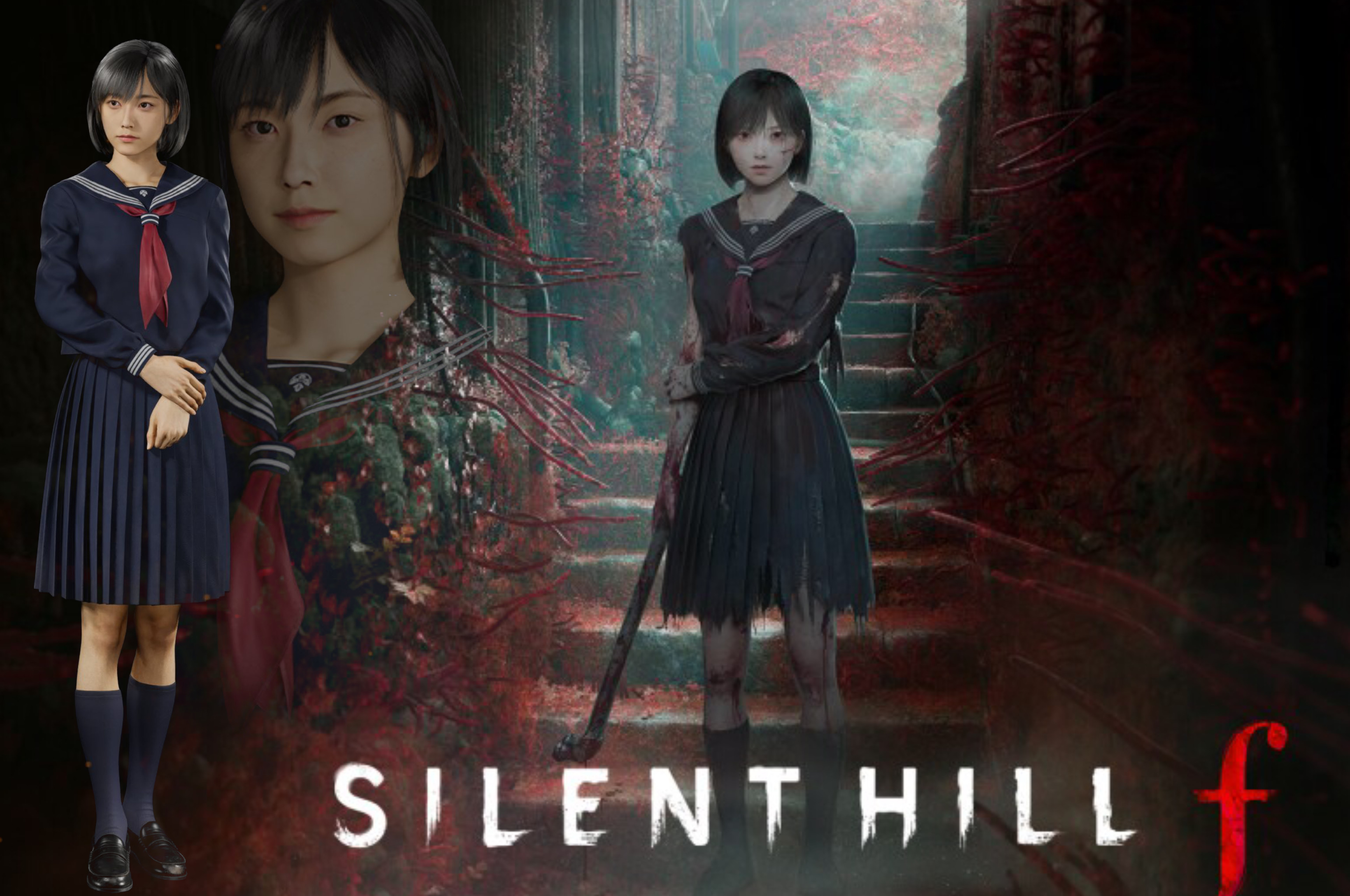 First Reveal Cover Art dan Karakter Shimizu di game Silent Hill F