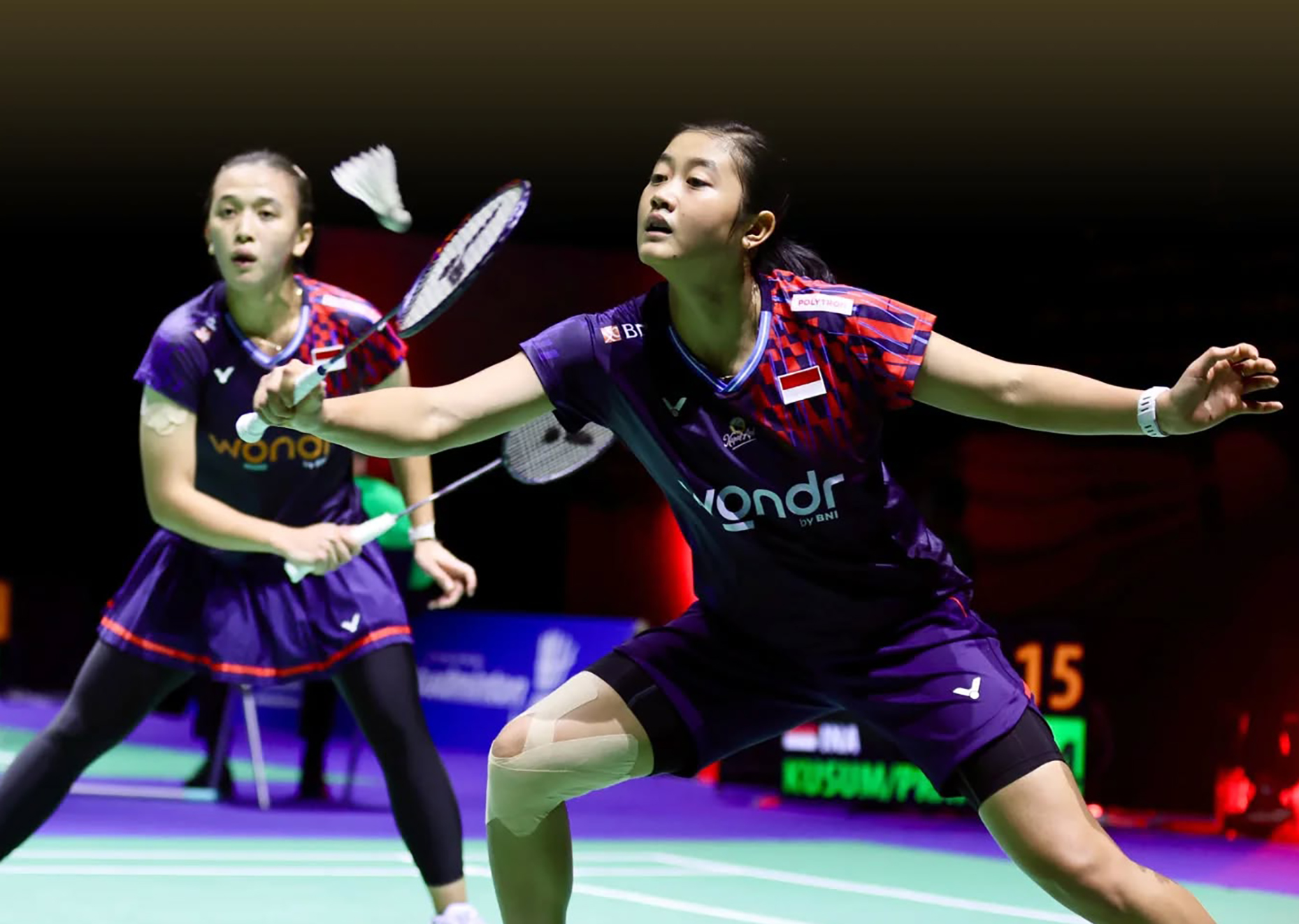 Febriana Dwipuji Kusuma/Amallia Cahaya Pertiwi sukses mengalahkan wakil Taiwan Yin-Hui Hsu/Jhih Yun Lin lewat pertarungan rubber game.