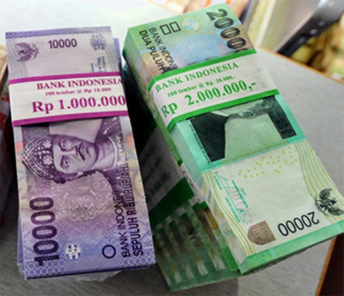 Uang Pecahan Rp 10.000, Rp 20.000
