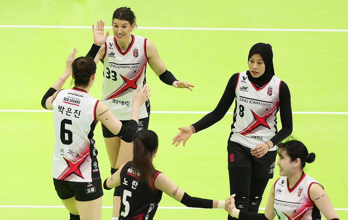Megawati Hangestri dkk harus mengakui tamunya Hyundai Hillstate 0-3 tanpa balas.