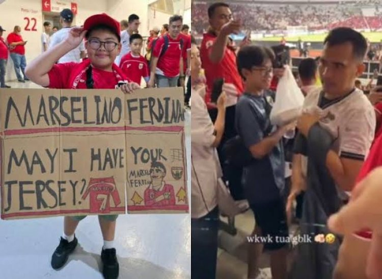 Viral Jersey Milik Marselino untuk Fans Cilik Malah Diserobot Oleh Orang Dewasa