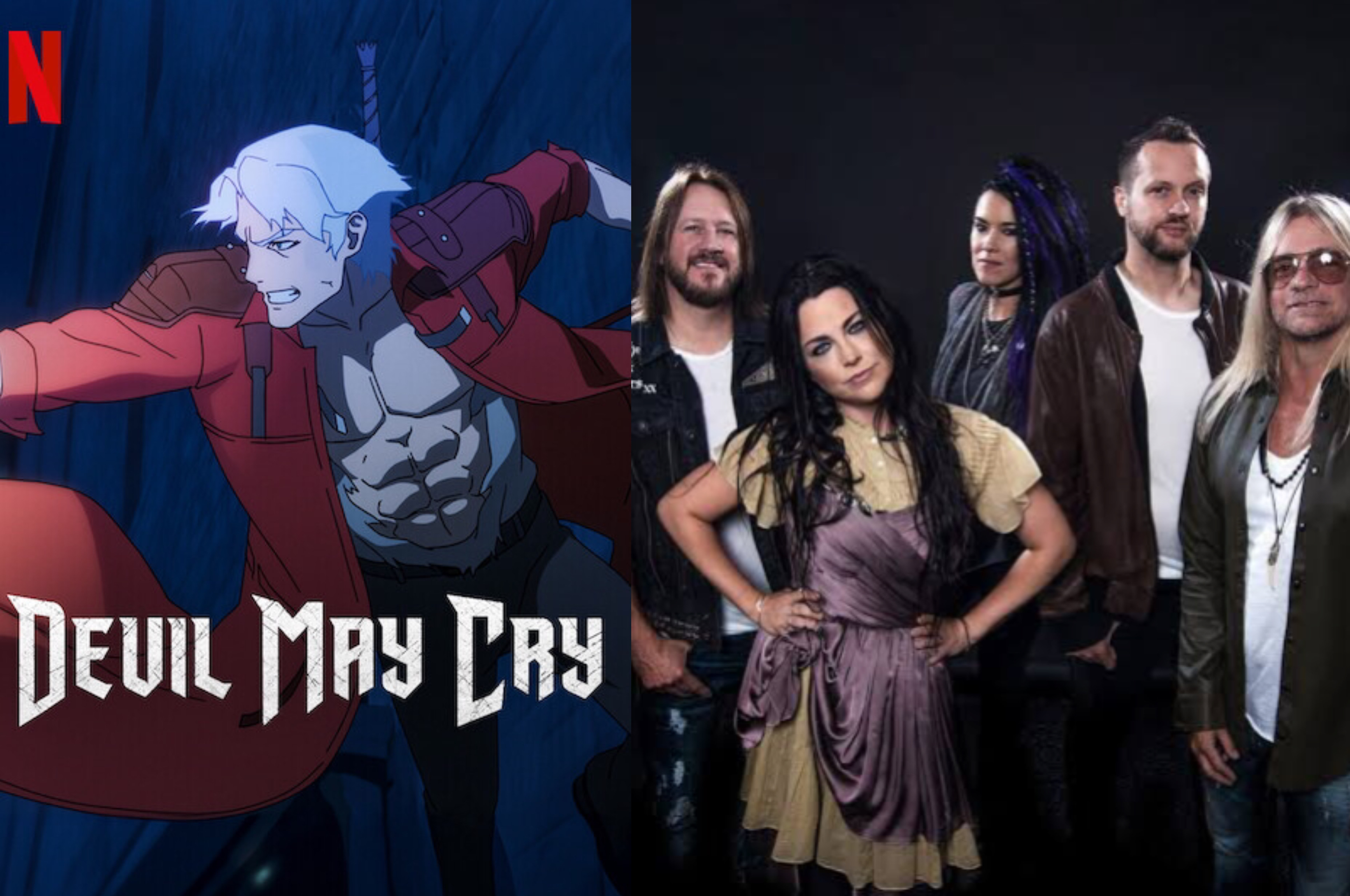 Anime Devil May Cry dan Band Evanescence