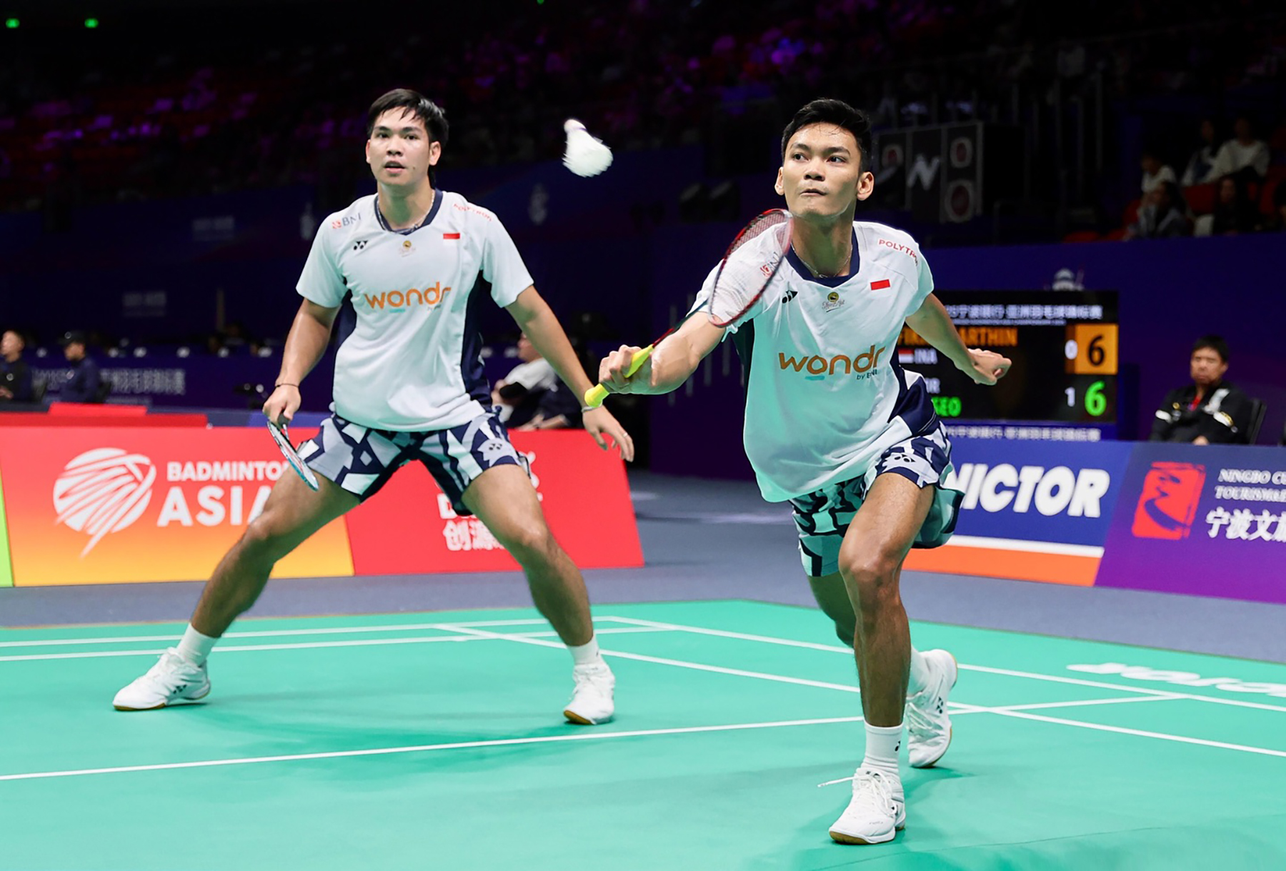 Daniel Marthin/Muhammad Shohibul Fikri akan menghadapi wakil tuan rumah unggulan dua, Liang Wei Keng/Wang Chang di babak perempatfinal.